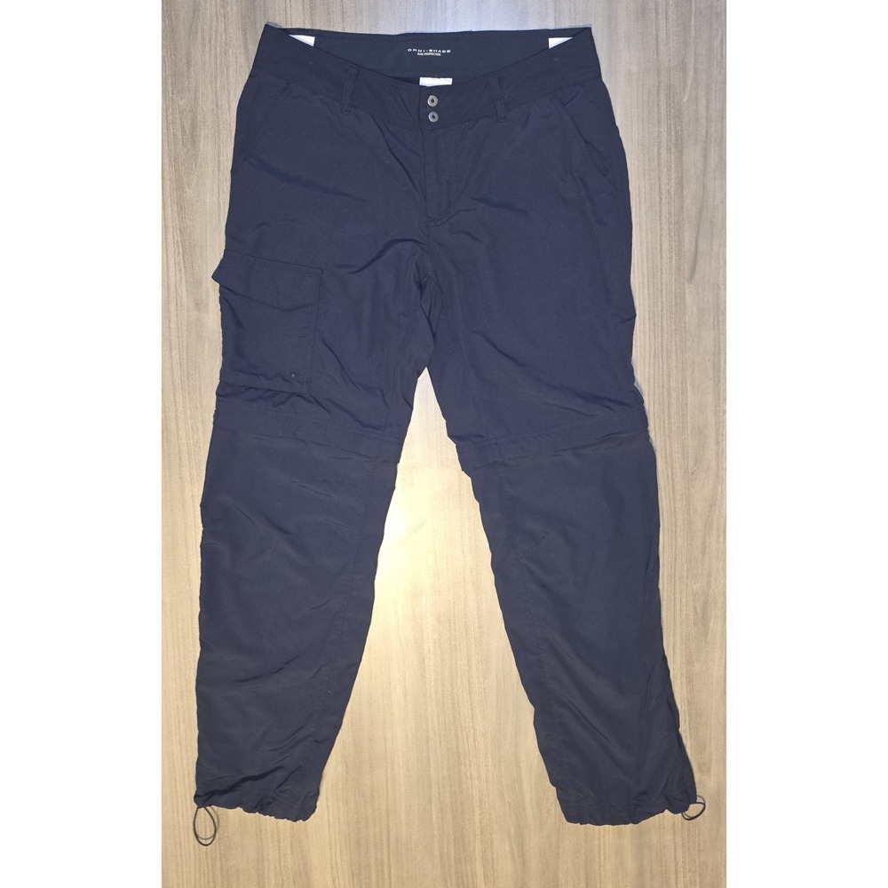 Columbia PFG Convertible Pants Adjustable Waist Omni Shade Outdoor Sz 10 Short